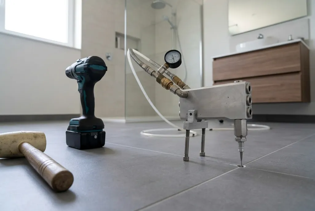 Kitbedrijf Garderen – holle tegels injecteren